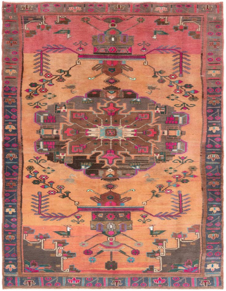 Detail image of 3' 11 x 9' 1 Hamedan Rug