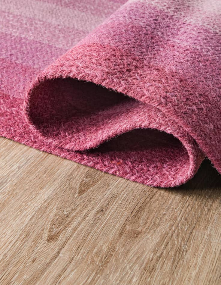 Detail image of 2' x 3' 1  Hand Hand Braided Wool Rug