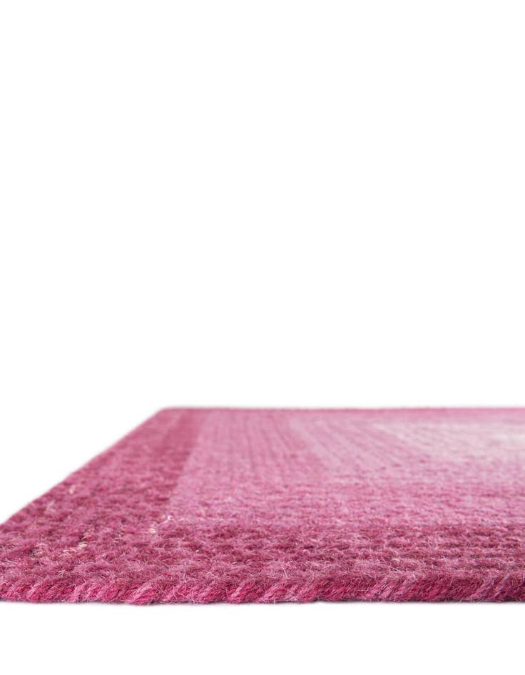 Detail image of 5' 1 x 8'  Hand Hand Braided Wool Rug