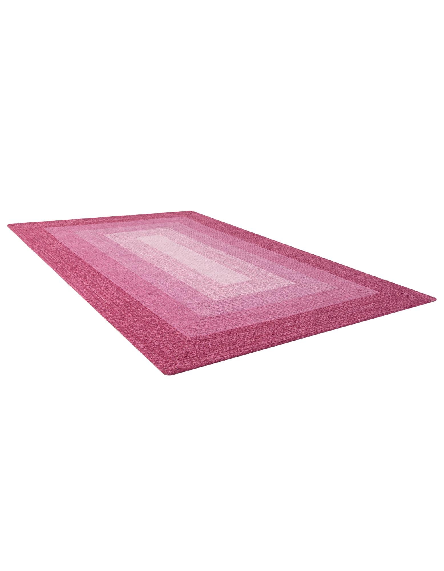 5' 1 x 8' Handmade Hand Braided Wool Rug