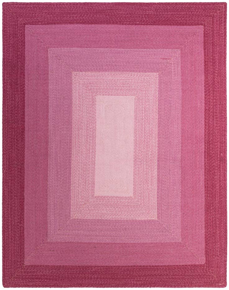 Detail image of 7' 10 x 10' Hand Braided Wool Rug