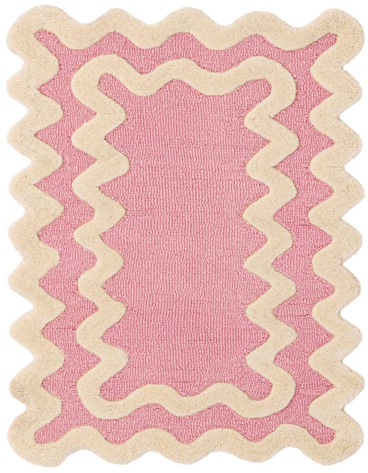 Detail image of 2' x 3' 1 Happy Rugs Wiggles Wool