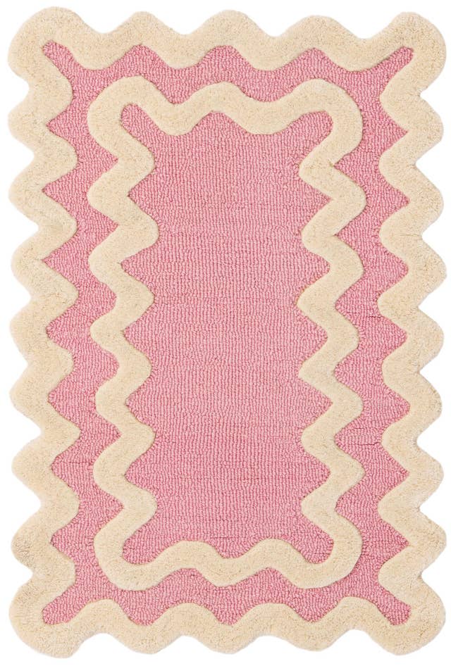 Detail image of 2' x 3' 1 Happy Rugs Wiggles Wool
