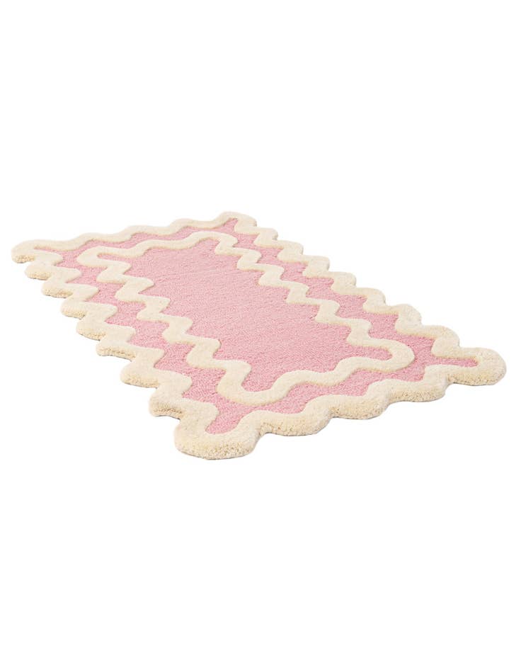 Detail image of 2' x 3' 1 Happy Rugs Wiggles Wool