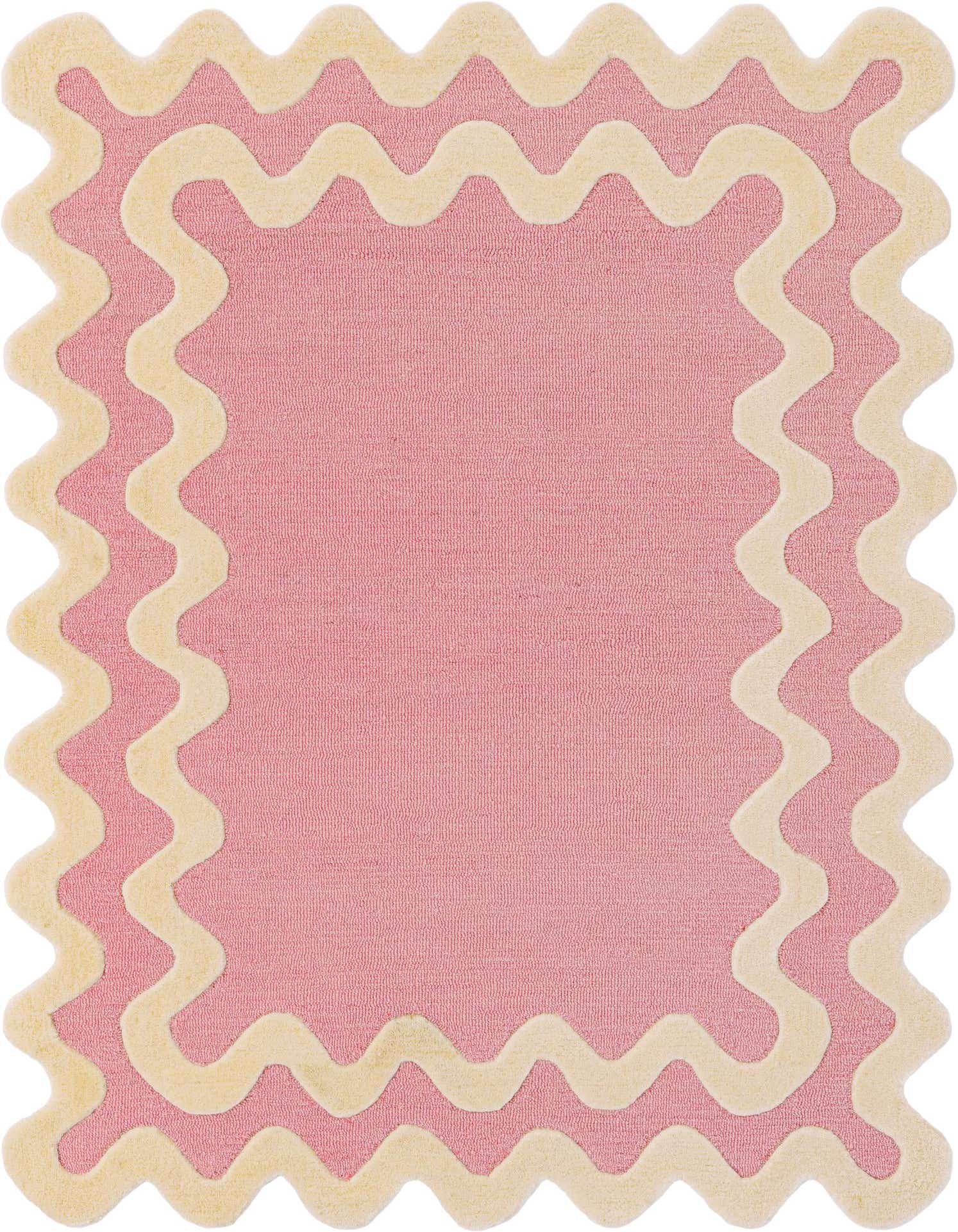 4' 1 x 6' 1 Happy Rugs Wiggles Wool