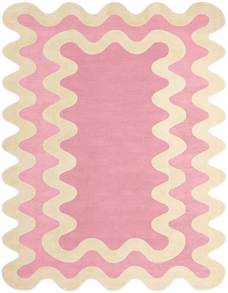 Detail image of 7' 10 x 10' Happy Rugs Wiggles Wool