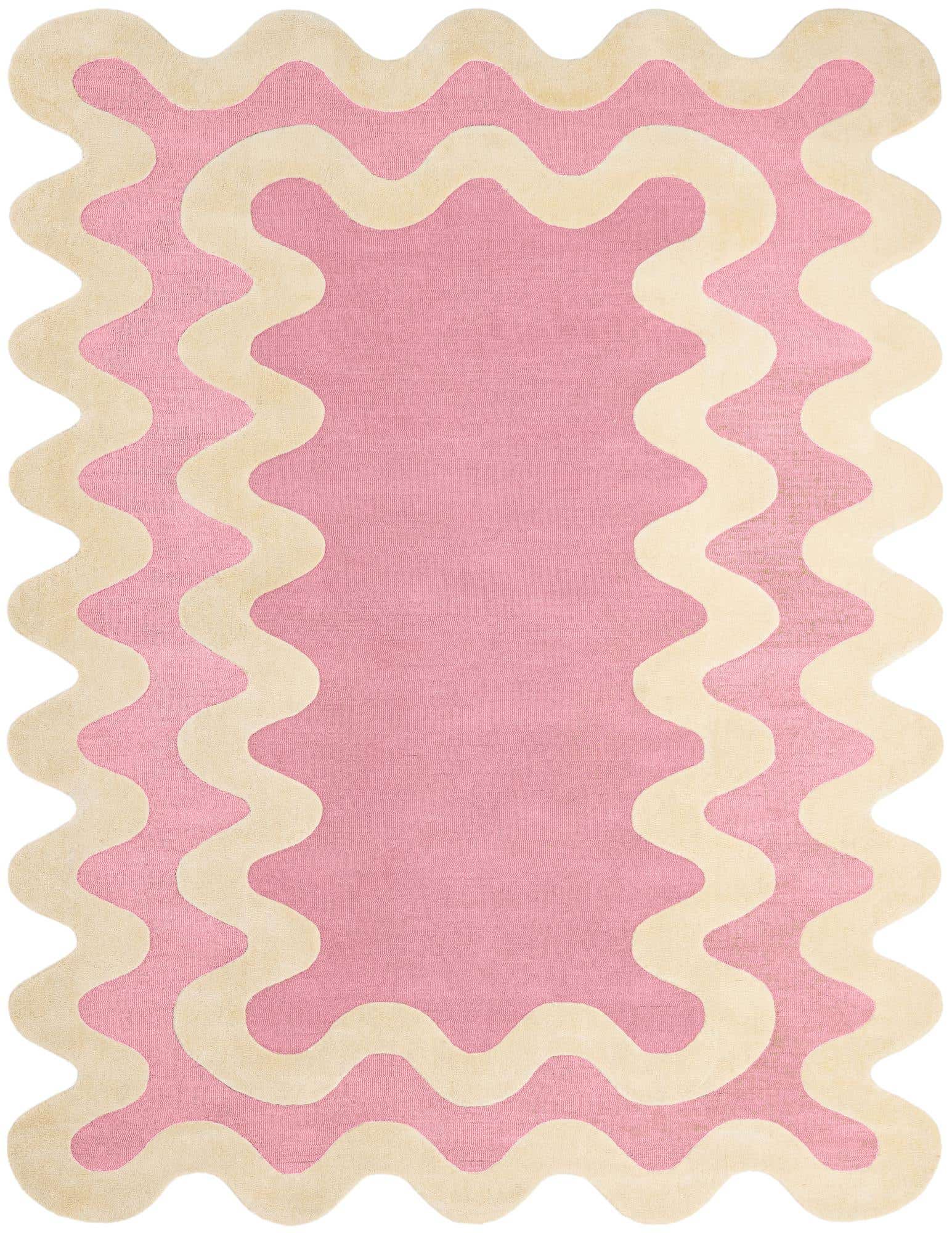 7' 10 x 10' Happy Rugs Wiggles Wool