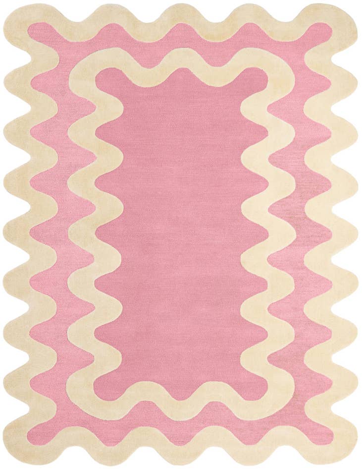 Detail image of 7' 10 x 10' Happy Rugs Wiggles Wool