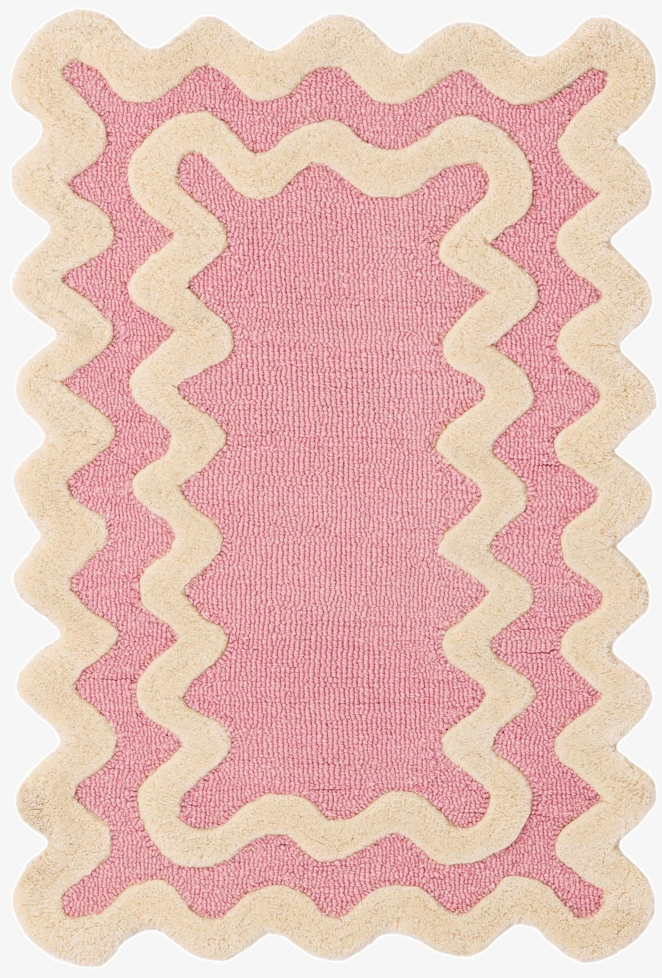 Primary image  2' x 3' 1 Happy Rugs Wiggles Wool