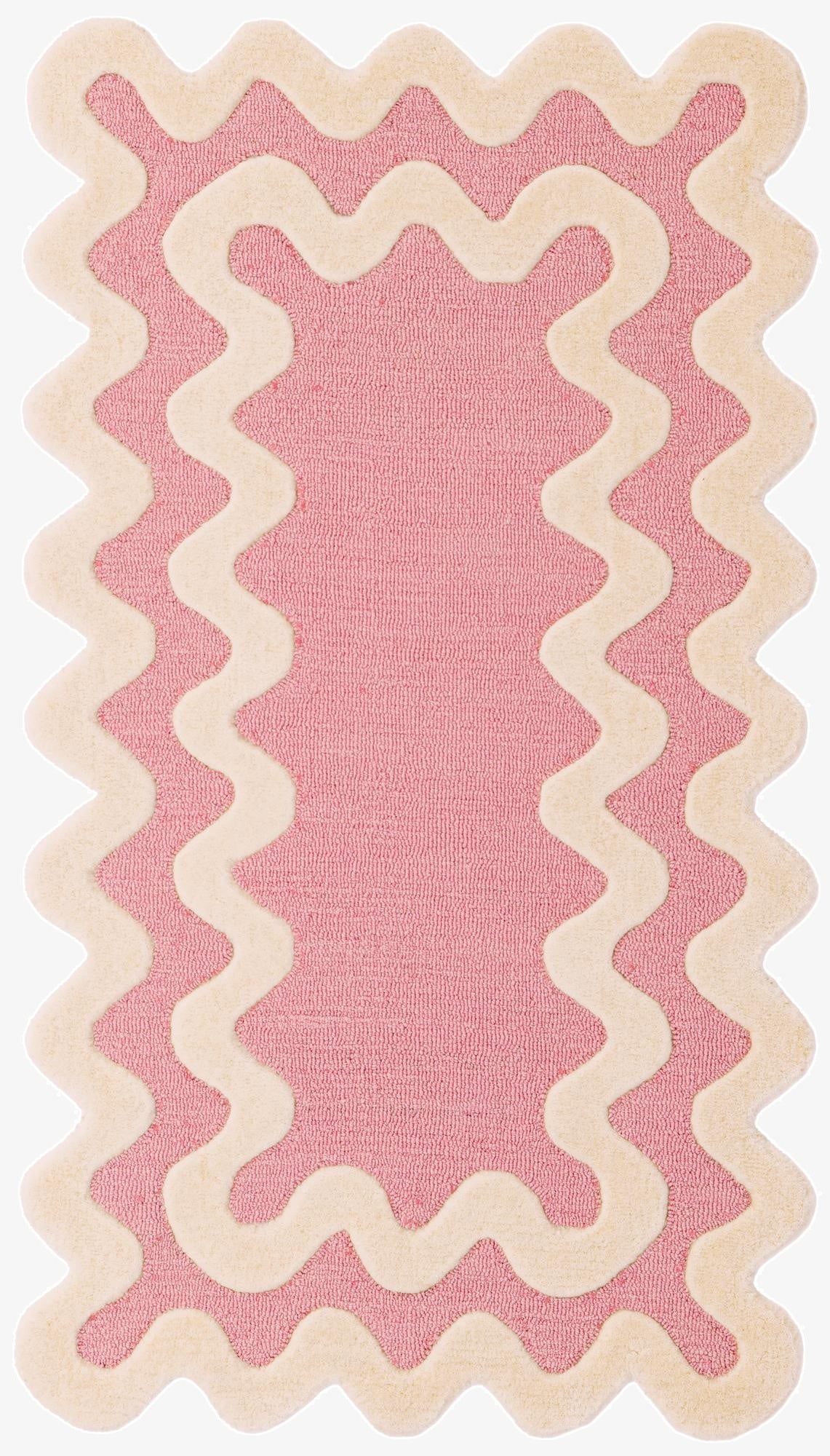 3' 1 x 5' 3 Happy Rugs Wiggles Wool