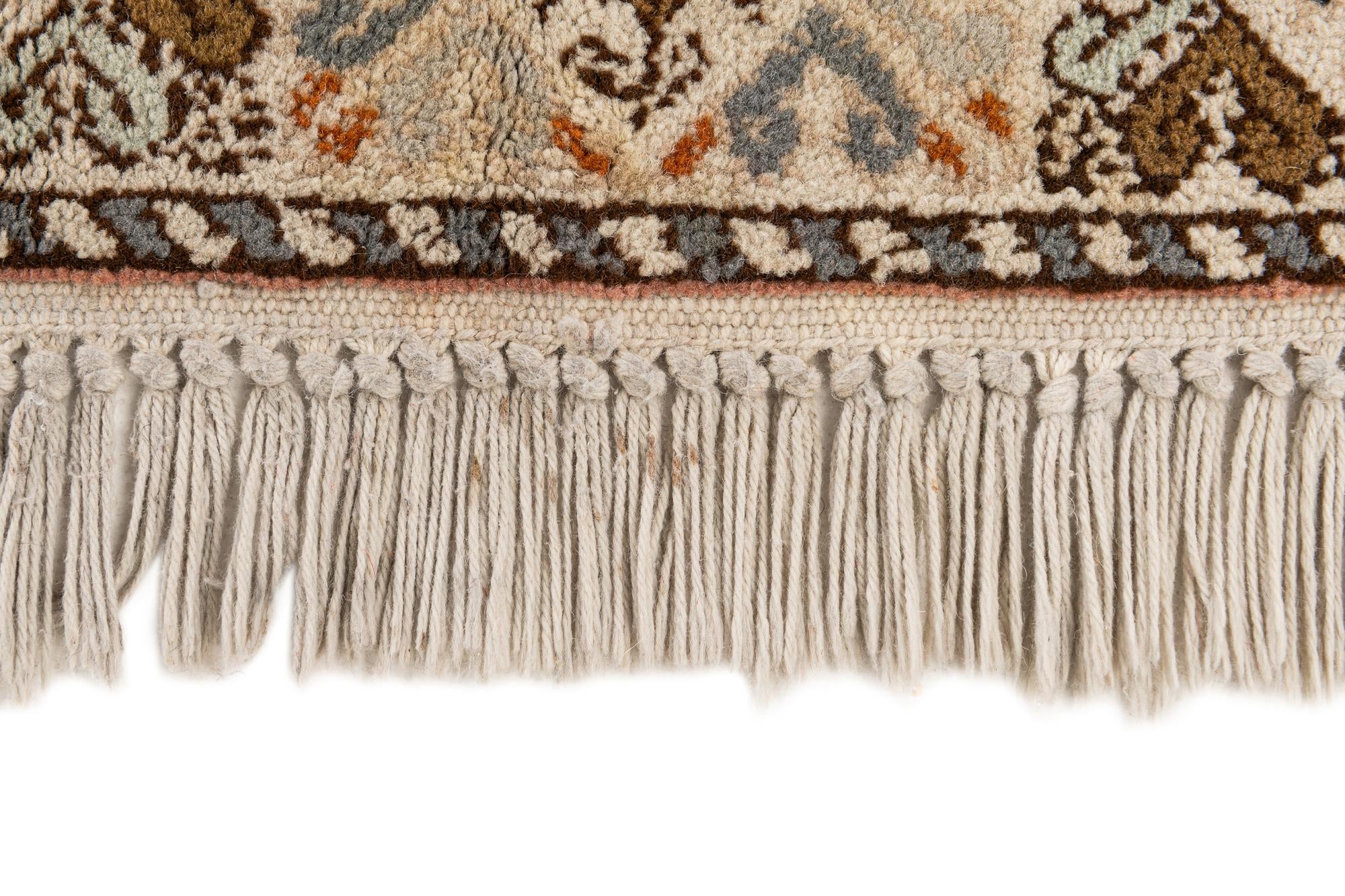6' 6 x 10' 2 Hand Knotted Heriz Wool Rug