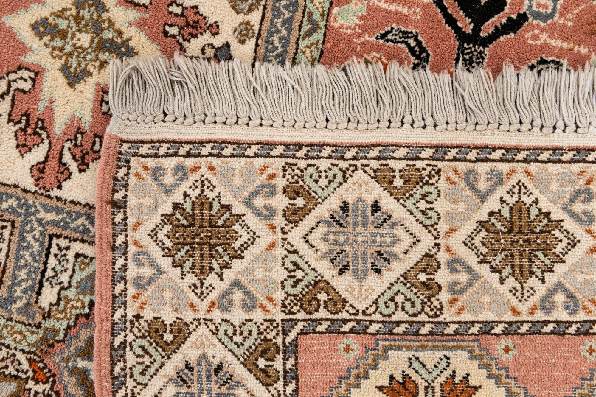 6' 6 x 10' 2 Hand Knotted Heriz Wool Rug