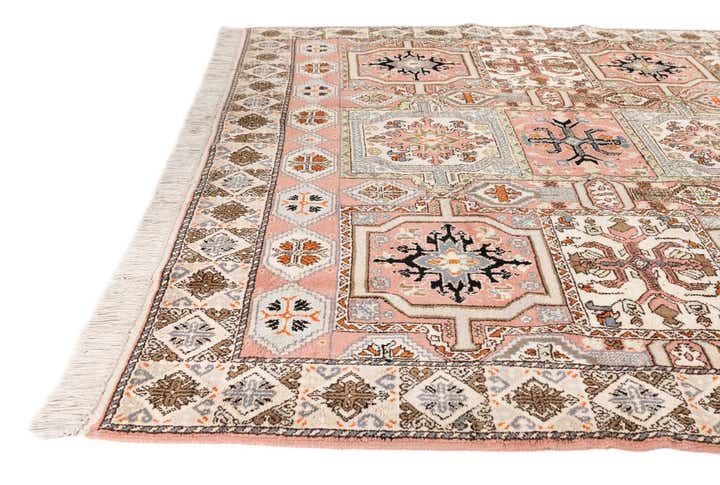 6' 6 x 10' 2 Hand Knotted Heriz Wool Rug