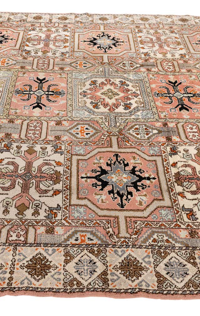 6' 6 x 10' 2 Hand Knotted Heriz Wool Rug