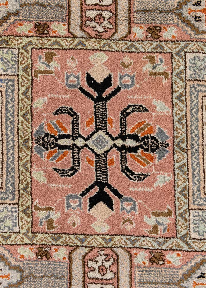 6' 6 x 10' 2 Hand Knotted Heriz Wool Rug