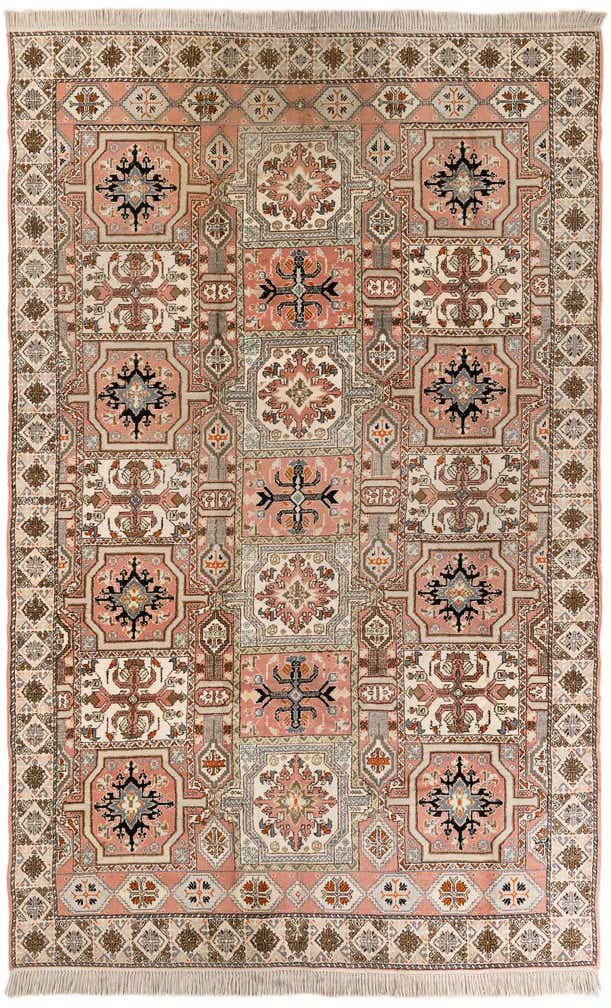 6' 6 x 10' 2 Hand Knotted Heriz Wool Rug
