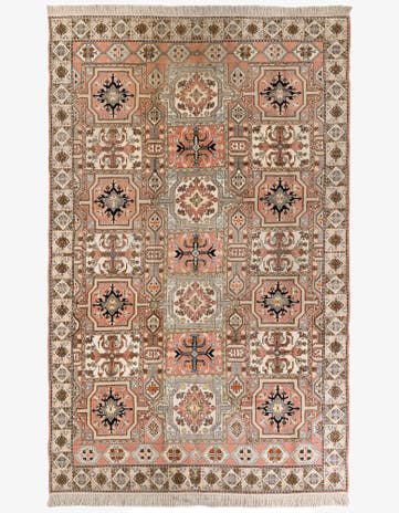 6' 6 x 10' 2 Hand Knotted Heriz Wool Rug