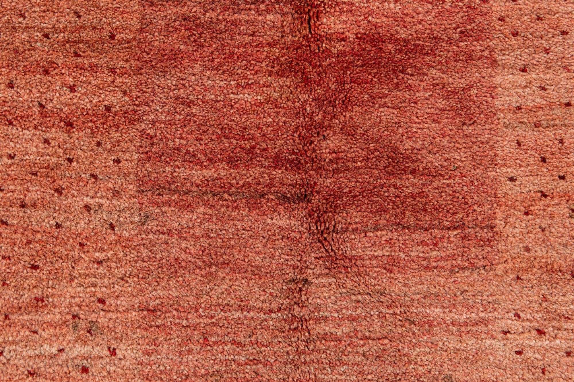 6' 10 x 9' 1 Hand Knotted Indo Gabbeh Wool Rug