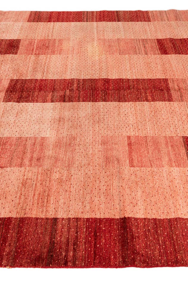 Detail image of 6' 10 x 9' 1 Hand Knotted Indo Gabbeh Wool Rug