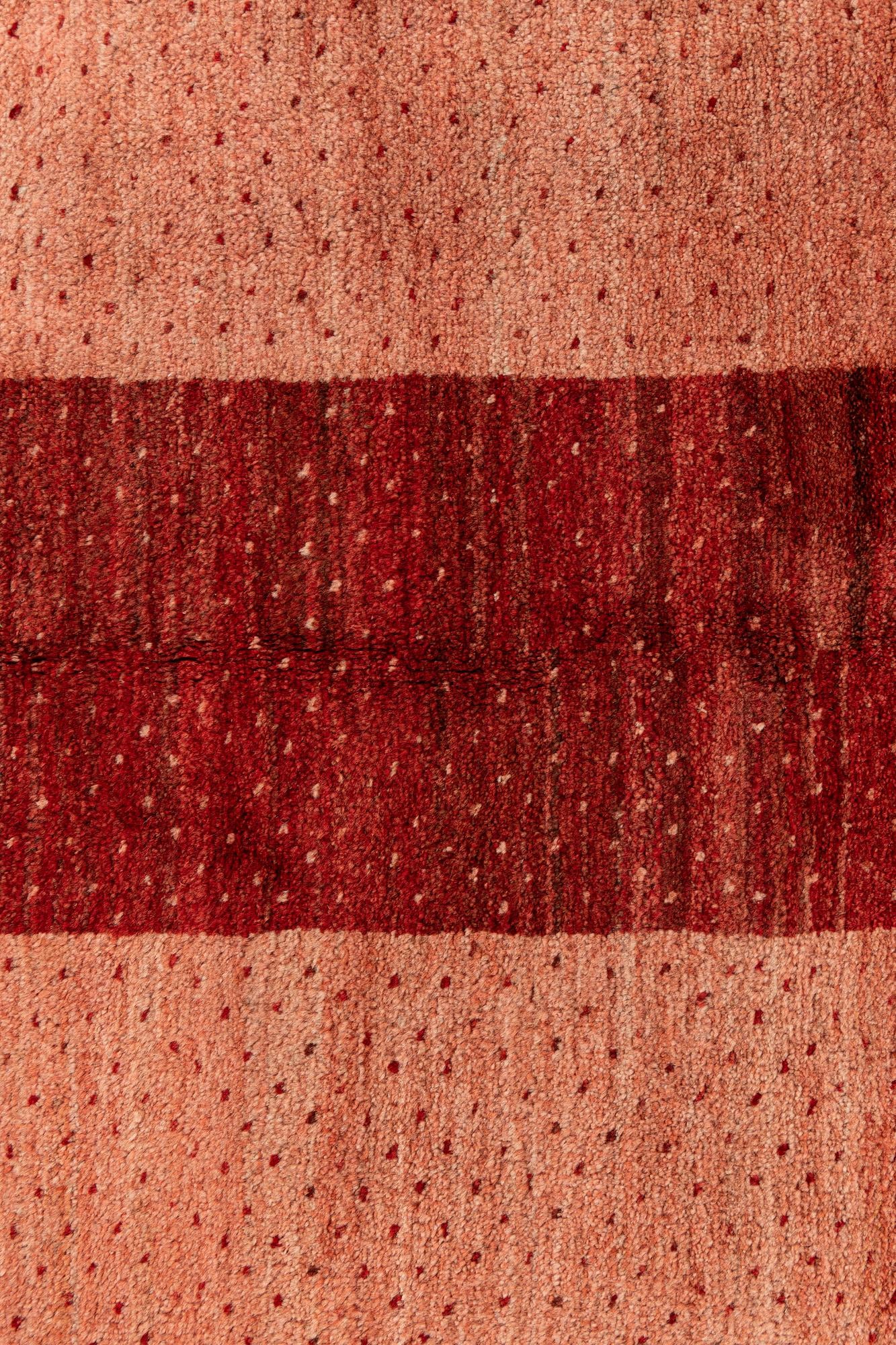 6' 10 x 9' 1 Hand Knotted Indo Gabbeh Wool Rug