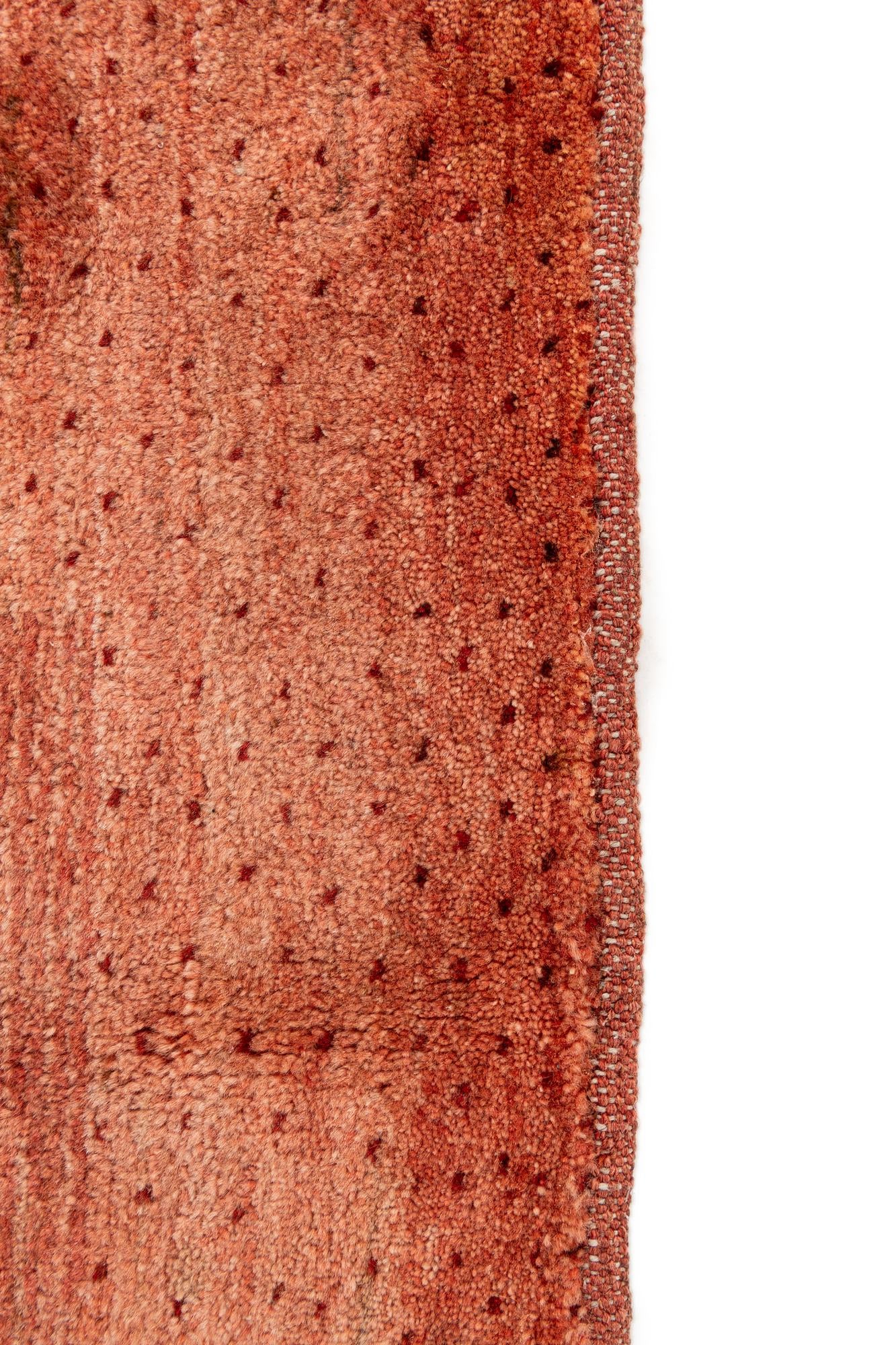 6' 10 x 9' 1 Hand Knotted Indo Gabbeh Wool Rug