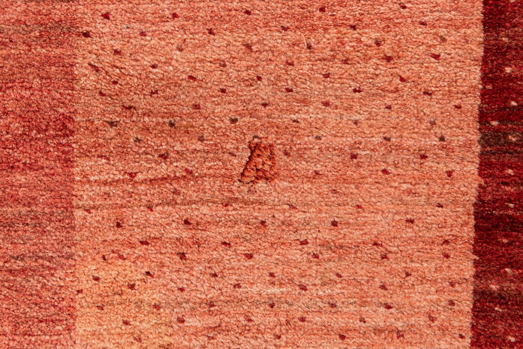 6' 10 x 9' 1 Hand Knotted Indo Gabbeh Wool Rug