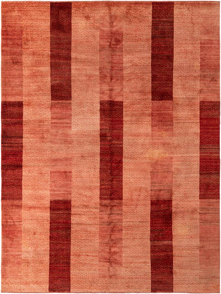 Detail image of 6' 10 x 9' 1 Hand Knotted Indo Gabbeh Wool Rug