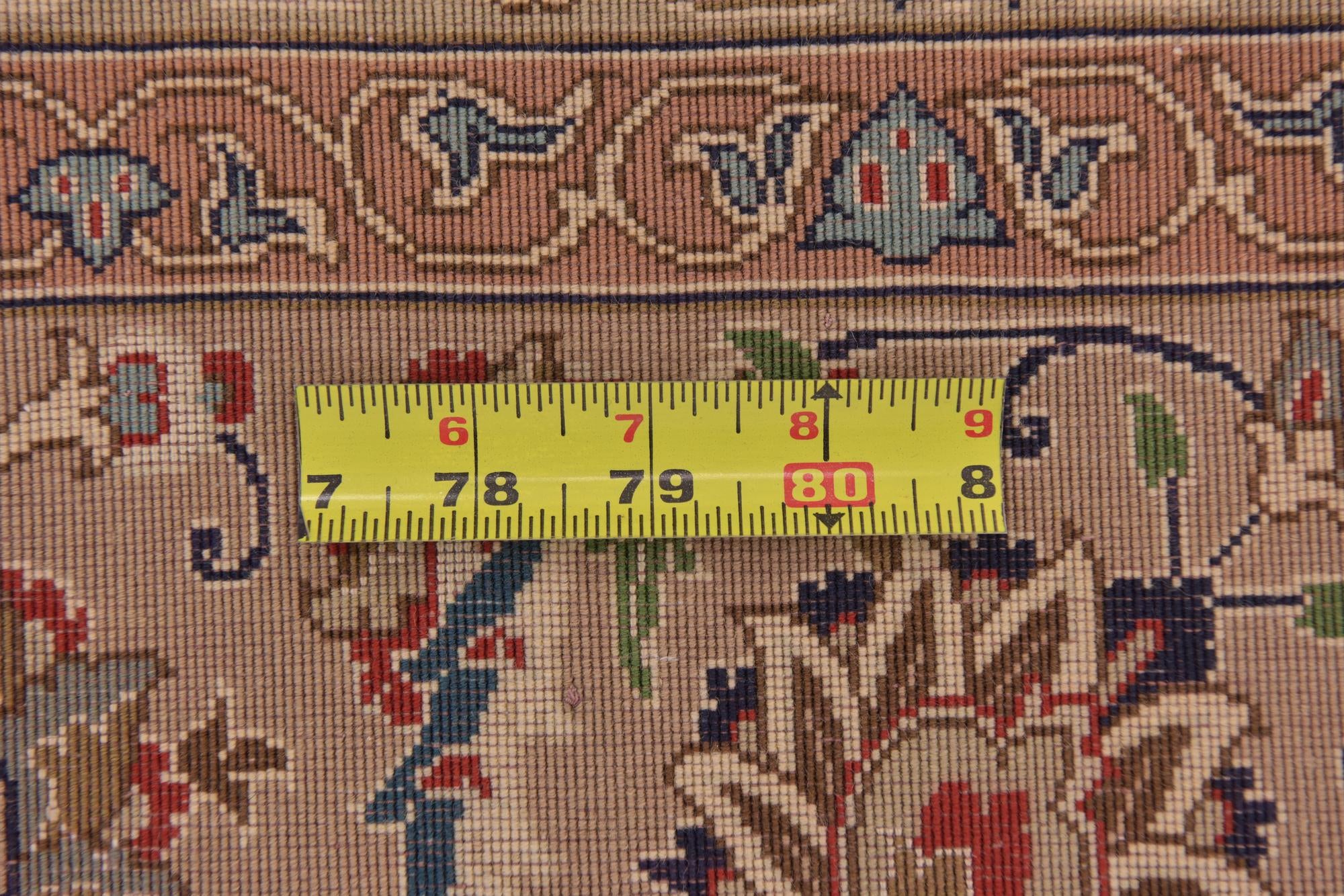 6' 8 x 9' 8 Hand Knotted Isfahan Persian Rug