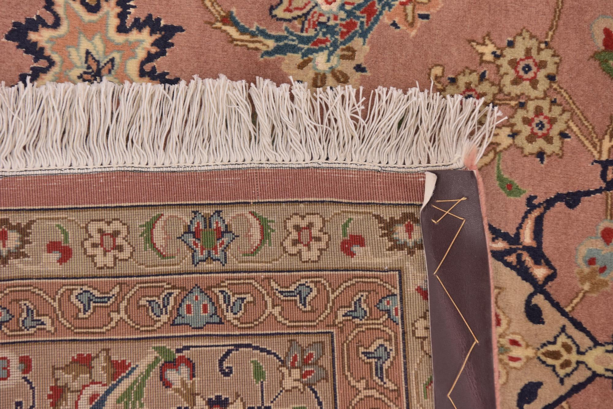 6' 8 x 9' 8 Hand Knotted Isfahan Persian Rug