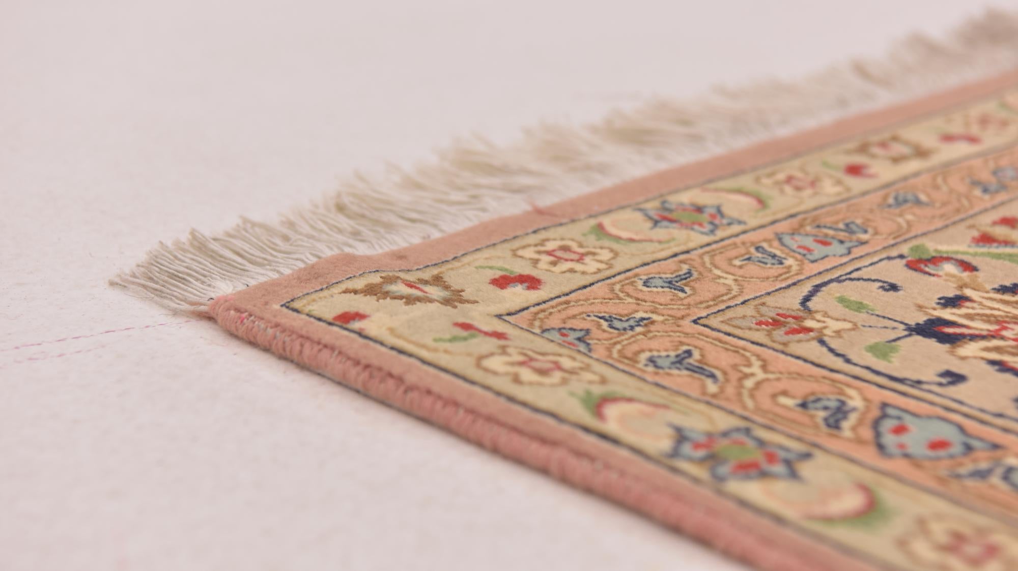 6' 8 x 9' 8 Hand Knotted Isfahan Persian Rug