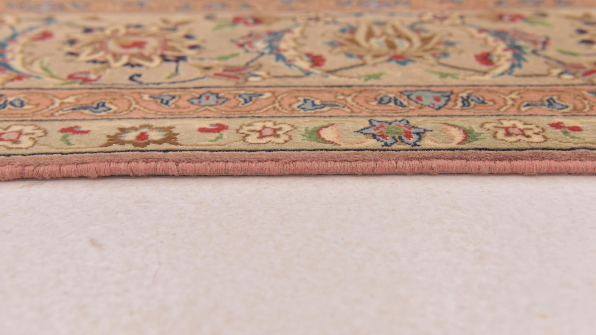 6' 8 x 9' 8 Hand Knotted Isfahan Persian Rug