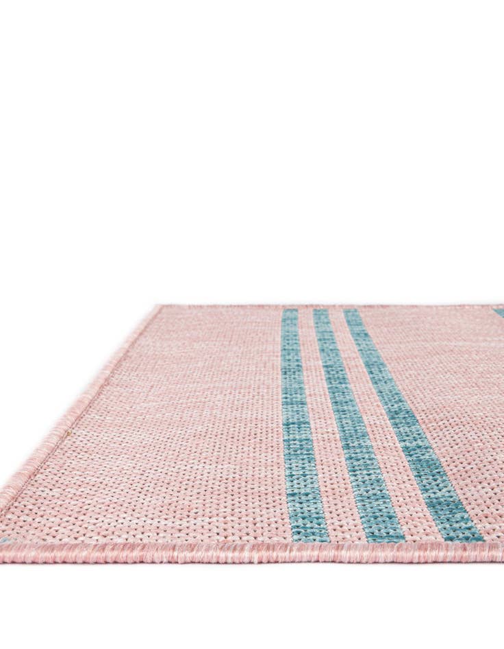 Detail image of Custom Pink  Washable Jill Zarin Indoor / Outdoor Rug