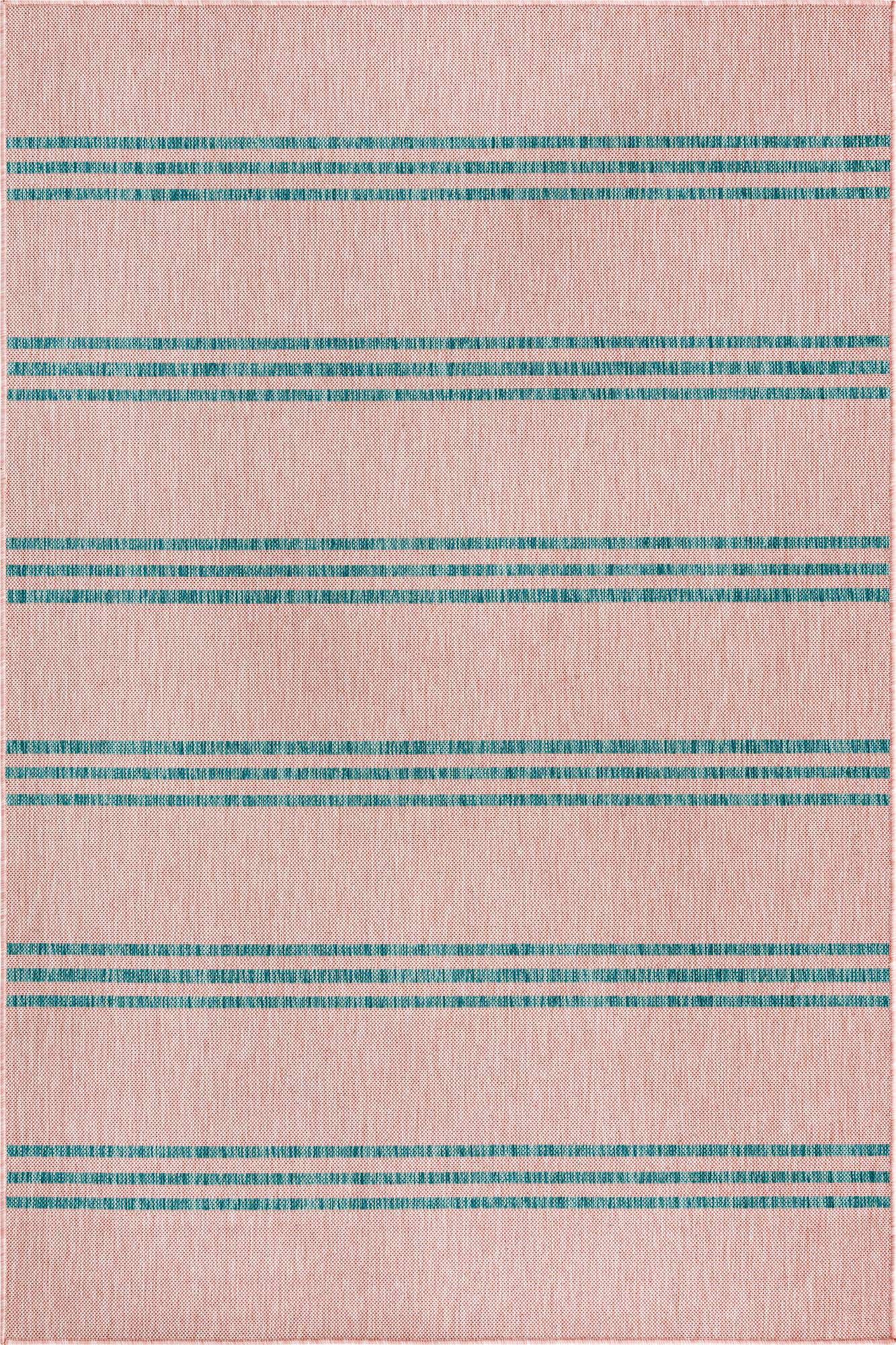 Custom Pink Easy-Clean Jill Zarin Indoor / Outdoor Rug