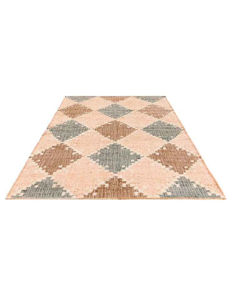 Detail image of 4' 3 x 6' Hand Woven Kala Handwoven Jute Rug