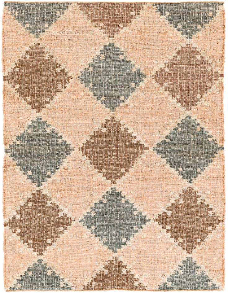 Detail image of 4' 3 x 6' Hand Woven Kala Handwoven Jute Rug