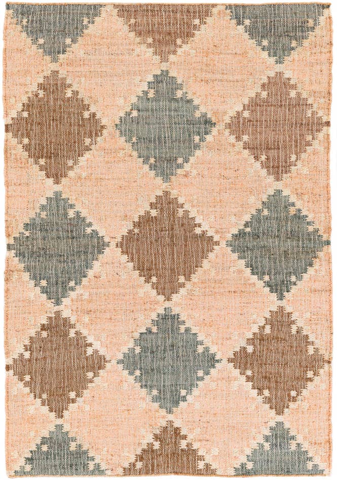 Detail image of 4' 3 x 6' Hand Woven Kala Handwoven Jute Rug