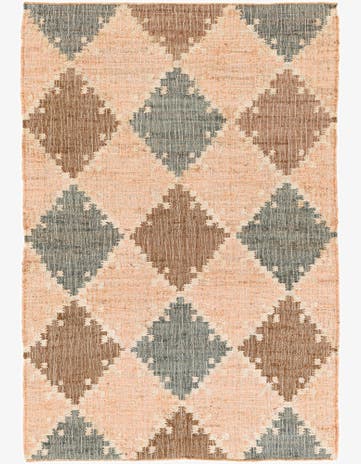 4' 3 x 6' Hand Woven Kala Handwoven Jute Rug