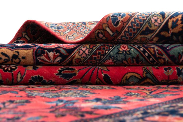 Detail image of 4' 6 x 6' 7 Kashan Wool Rug