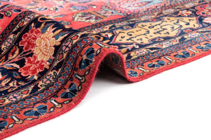 Detail image of 4' 6 x 6' 7 Kashan Wool Rug