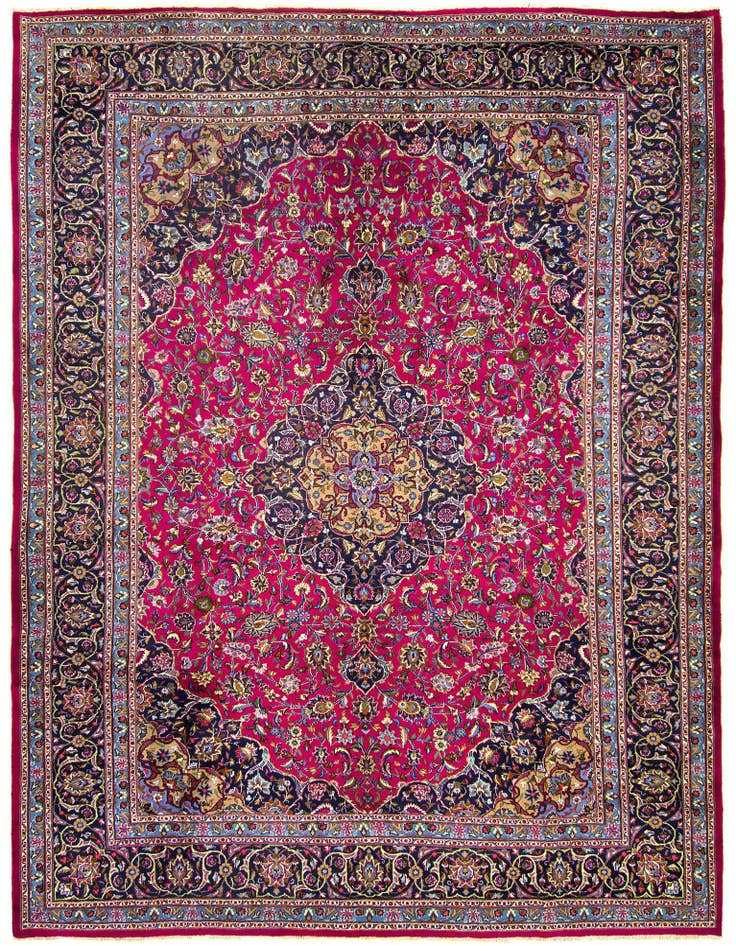 Detail image of 10' 2 x 12' 10 Kashan Rug