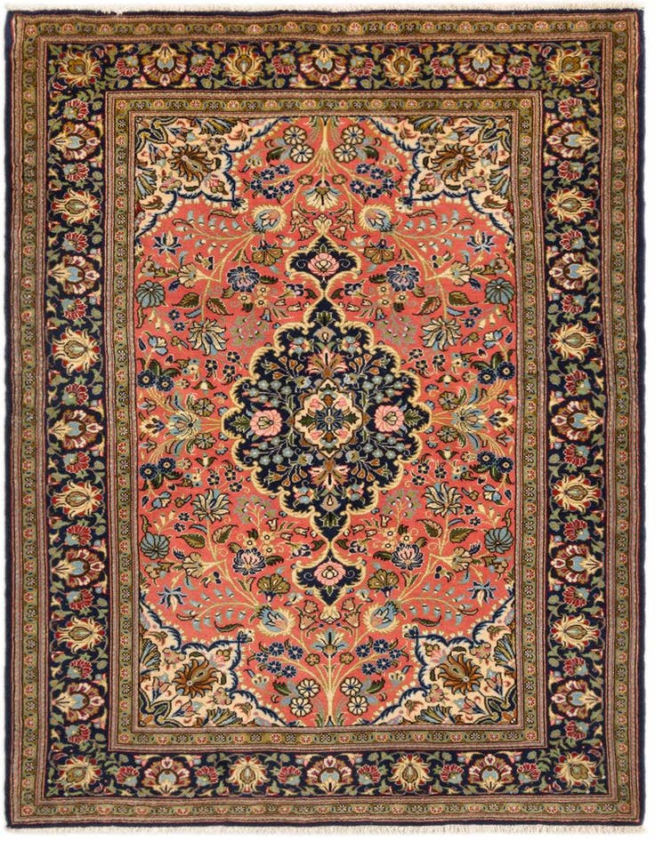 Detail image of 3' 7 x 5' 3 Kashan Rug