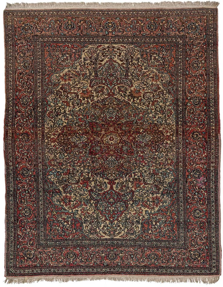 Detail image of 4' 10 x 7' 1 Kashan Rug