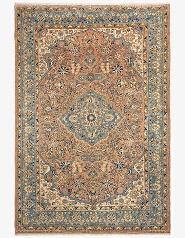 7' 5 x 10' 10 Kashan Wool Rug