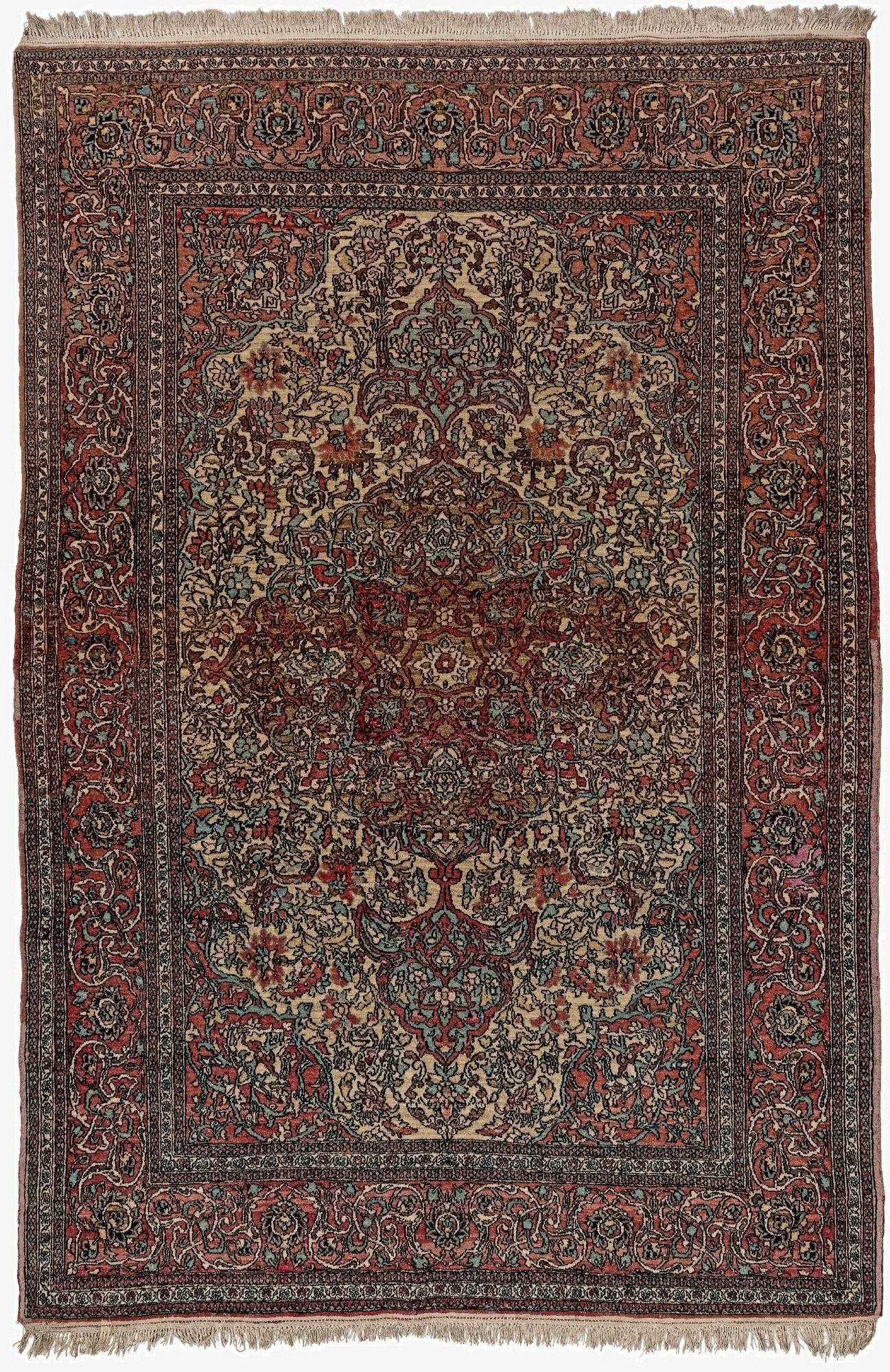 148cm x 215cm Kashan Rug