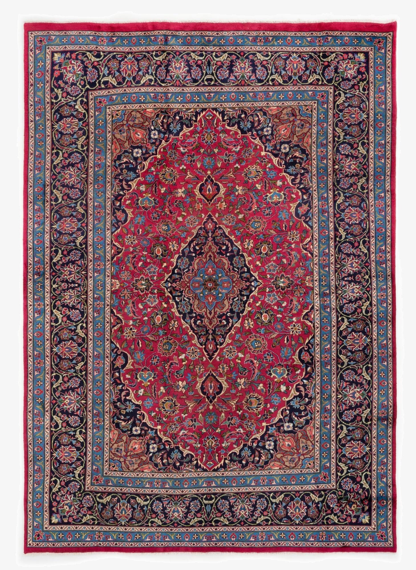 235cm x 330cm Kashan Wool Rug