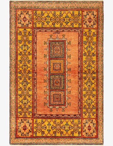 3' 8 x 5' 5 Kashkuli Wool Rug