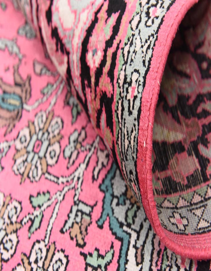 Detail image of 7' 9 x 11' Hand Knotted Kashmir Oriental Rug