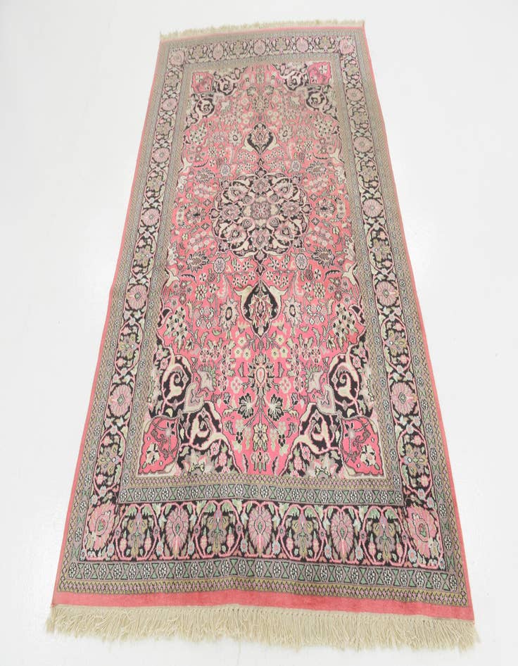 Detail image of 4' 10 x 7' 2 Hand Knotted Kashmir Oriental Rug