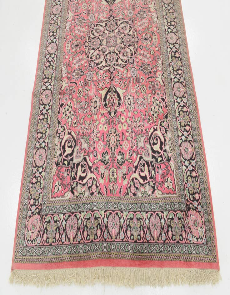 Detail image of 4' 10 x 7' 2 Hand Knotted Kashmir Oriental Rug