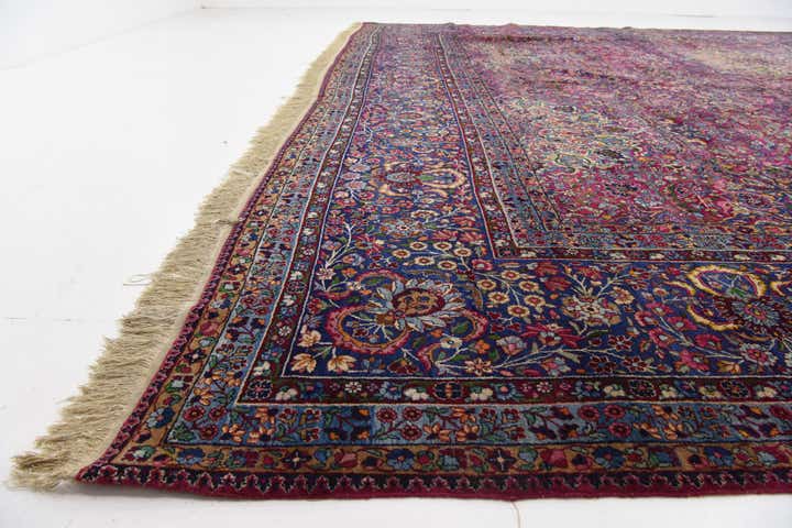 16' 3 x 23' 1 Hand Knotted Kerman Persian Wool Rug